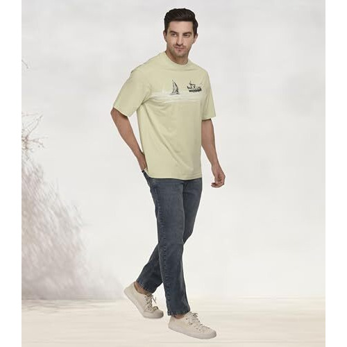 I'sol MenS Loose Baggy Fit Wide Legged Jeans