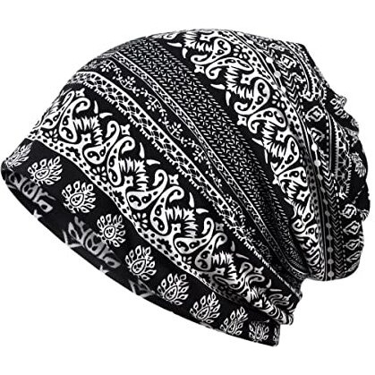 Youstylo - You Are Priority Men's Women's Slouchy Blended Cotton Summer Winter Beanie Skull Multicolor Cap - Sb3034A (Black, Free Size)