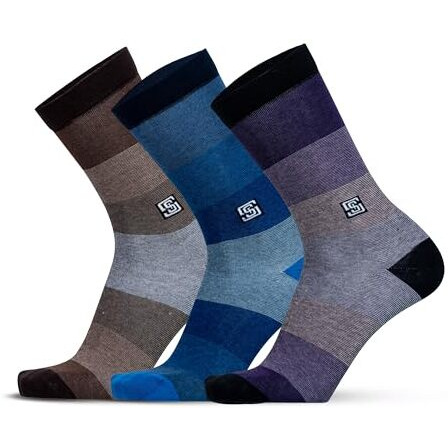 The Sock Street Men's Cotton Full Length Socks