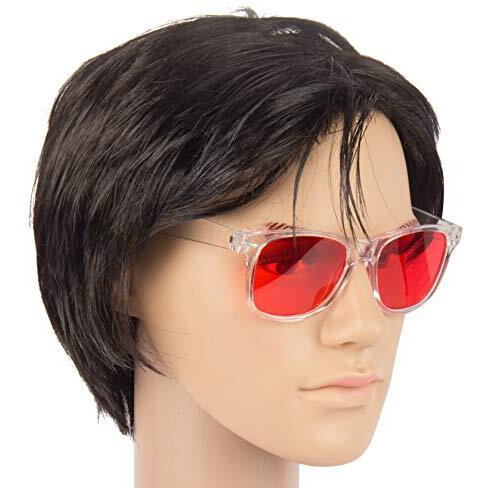 Nuvew Uv Protected Rectangular Unisex Sunglasses - (Red Lens | Clear Frame | Medium Size | Nw-876-27)