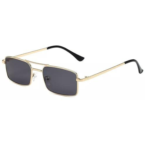 Dervin Ultra Light Uv 400 Rectangular Sunglasses For Men & Women (Black)