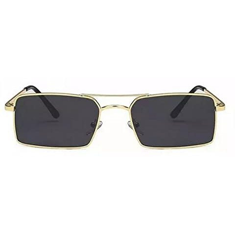 Dervin Ultra Light Uv 400 Rectangular Sunglasses For Men & Women (Black)