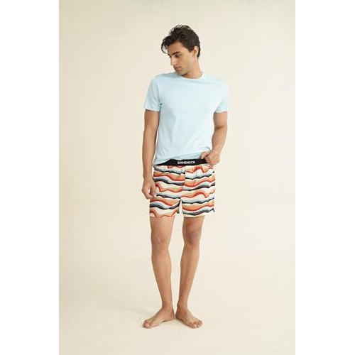 Damensch Breeeze Men's Ultralight Cotton Inner Boxers-Pack Of 1-Sunset Beige-Medium