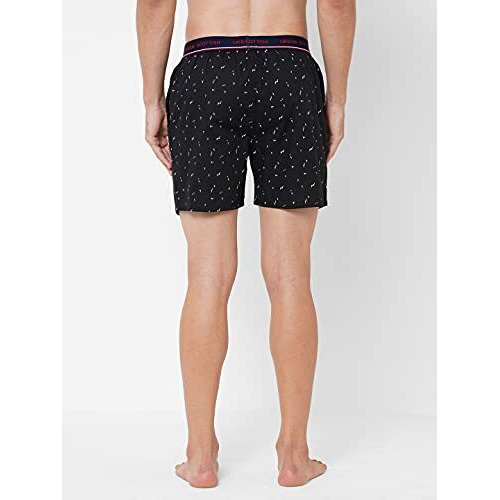 Urban Scottish Ultra-Comfortable Men's Boxer Pants (Pack Of 3), 100% Cotton With Stylish Print, Soft & Stretchy Elastic Waist Band, Dynamic Movement & Breathable With Gentle Snug Fit (Usbx2113-M)