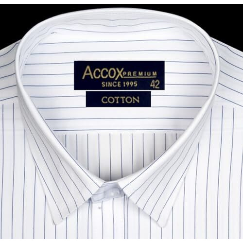 Accox Men's Cotton Long Full Sleeves Striped Checkred Regular Fit Formal Shirt For Men (Gcr287_44) Multicolour