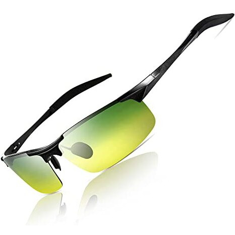 Sungait Hd Polarized Sunglasses For Men Driving Cycling Running Metal Uv400 Sports Goggles Sgt177Hk-Dn
