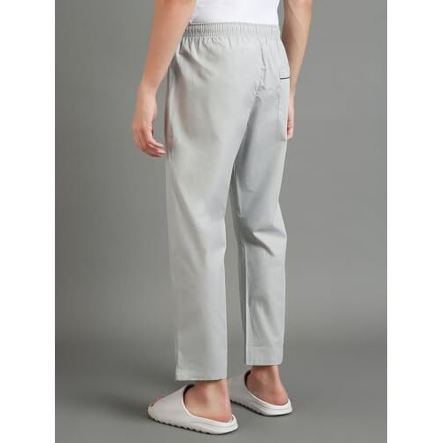 Bewakoof Men's Solid Cotton Pyjamas - Regular Fit