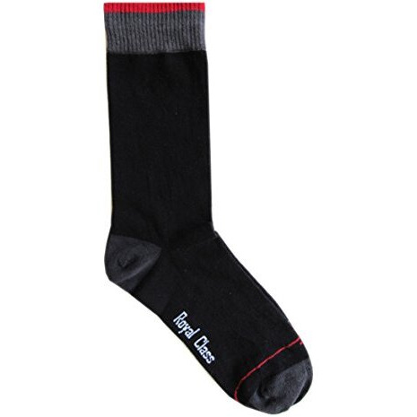 Rc. Royal Class Men's Cotton Calf Length Ribbed Formal Socks (Multicolour, Free Size)(Pack Of 5)