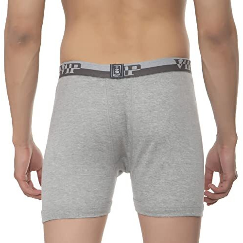 Vip Ultra Men's Highly Absorbable 100% Cotton Long Underwear - Pack Of 3 (95 Cm, Assorted)