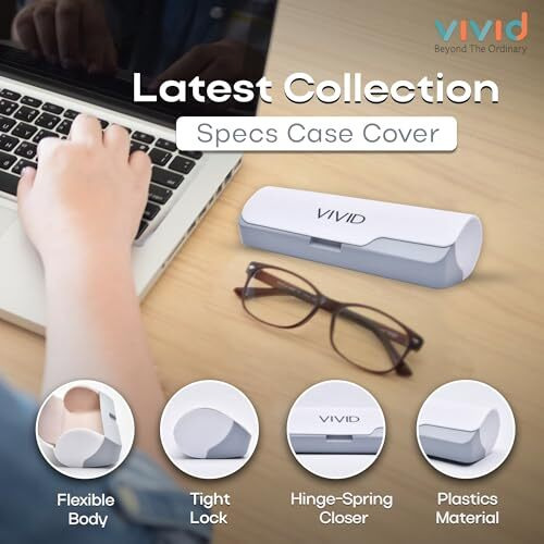 Vivid Vividvisionint Unisex Hard Shell Protective Specs Case Cover Eyewear Spectacles For Men And Women Ap-442-Op Sunflower-O (White-Grey)-Ap-442
