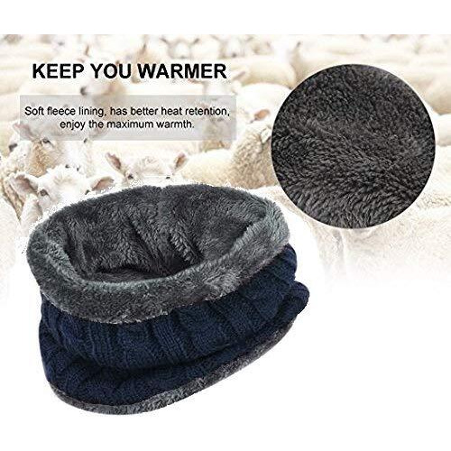 Gajraj Unisex Fur Hat (Pack Of 2) (Set-B Set-N_Navy_Free Size)
