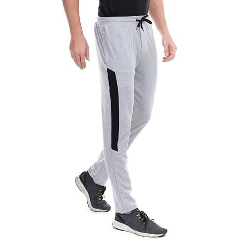Blue Star Shark Loopknit Cotton Track Pants For Men || Men's Track Pants Grey