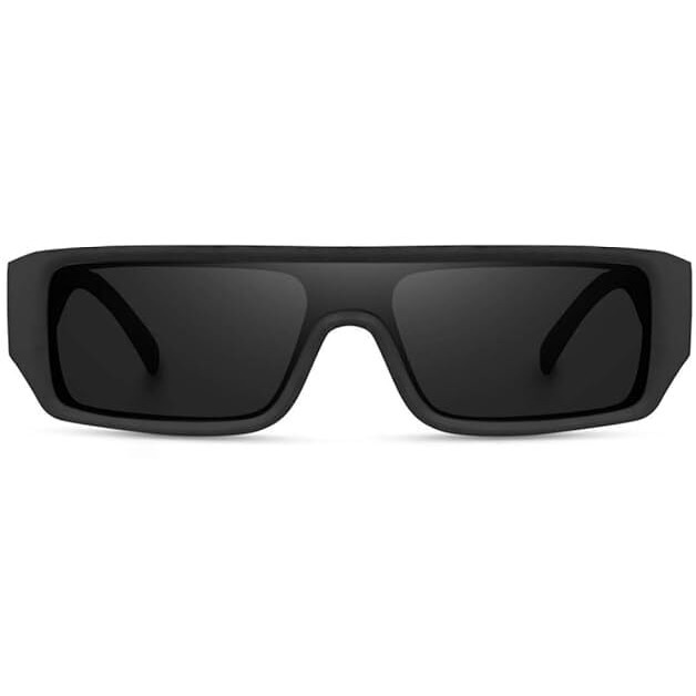 Black Jones Jaguar Retro Small Rectangle Non-Polarized Sunglasses Men And Women Vintage Square Men Glasses Trendysun Glasses Uv400 (Medium)