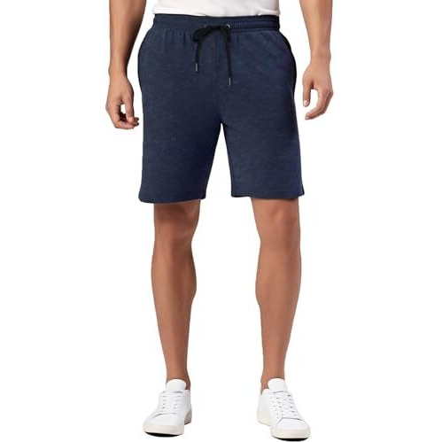 Fflirtygo Men 100% Cotton Solid Shorts, Cotton Mens Shorts Combo Of 3Pcs In Maroon, Navy Blue & Grey Color, 2X-Large