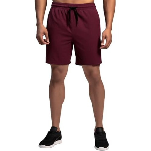 Fflirtygo Men 100% Cotton Solid Shorts, Cotton Mens Shorts Combo Of 3Pcs In Maroon, Navy Blue & Grey Color, 2X-Large