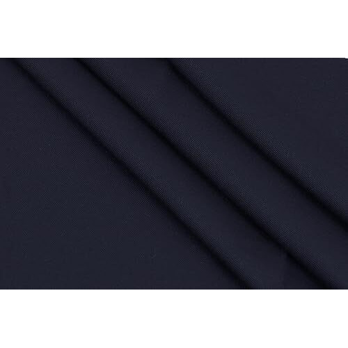 Men's Cotton Formal Unstitched Trouser Fabric For Men (Navy Blue, 1.3M)
