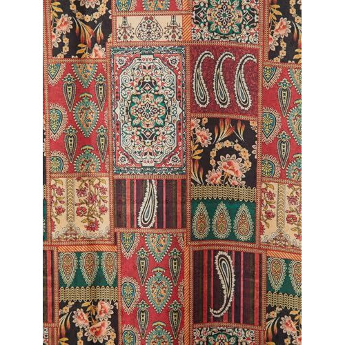 Vastramay Men's Dupatta With Artistic Patchwork  Traditional Motifs & Intricate Geometric Patterns