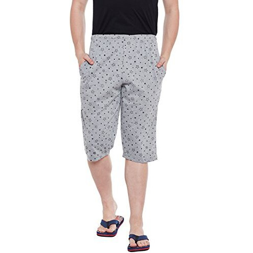 Vimal Jonney Men's Slim Fit Capris(Pack Of 2) (Dd13-Prt1M_Prt1N_02-M_Multicoloured_Medium)