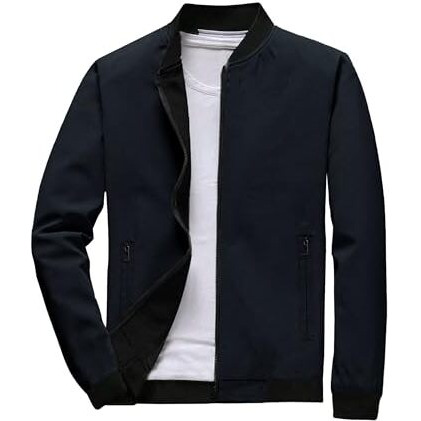 Noble Monk Bomber Jacket For Men | Mens Quilted Standard Length Jacket | Full Sleeve Mens Jacket