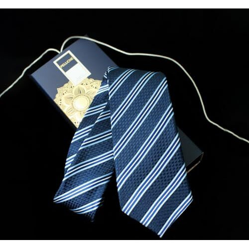 Peluche Blue Ombre Blue Colored Microfiber Necktie For Men