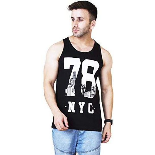 Veirdo Men's Regular Fit T-Shirt (Dtb_G4_78_Nyc_Black_Xxxl_101_Black_Xxx-Large)