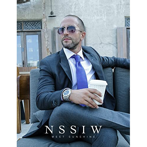 Nssiw Aviator Sunglasses For Men And Women, Polarized Sun Glasses, Classic Pilot Sunglasses With Metal Frame And Uv Protection (01 Black/Grey_Medium)