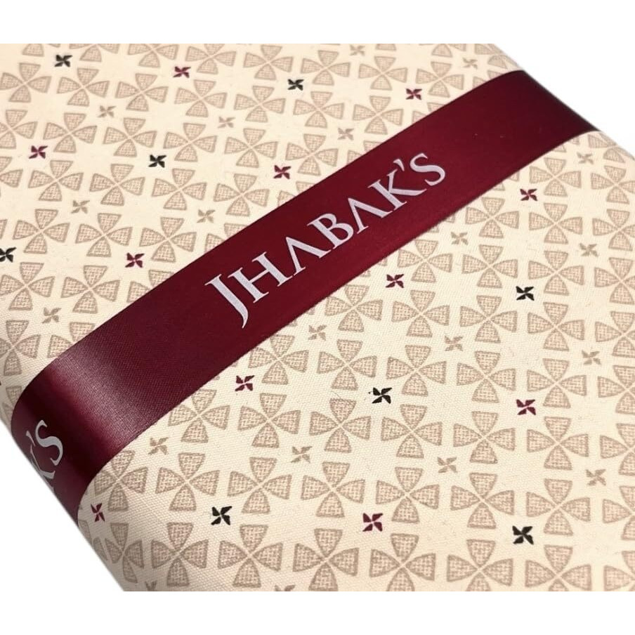 Jhabak's Unstitched Print Shirt Fabric For Men - Polycotton Material - 2.25 Meter Shirt Piece Cloth - 145