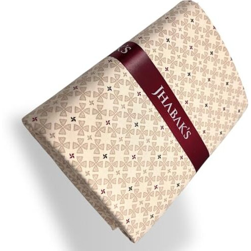 Jhabak's Unstitched Print Shirt Fabric For Men - Polycotton Material - 2.25 Meter Shirt Piece Cloth - 145
