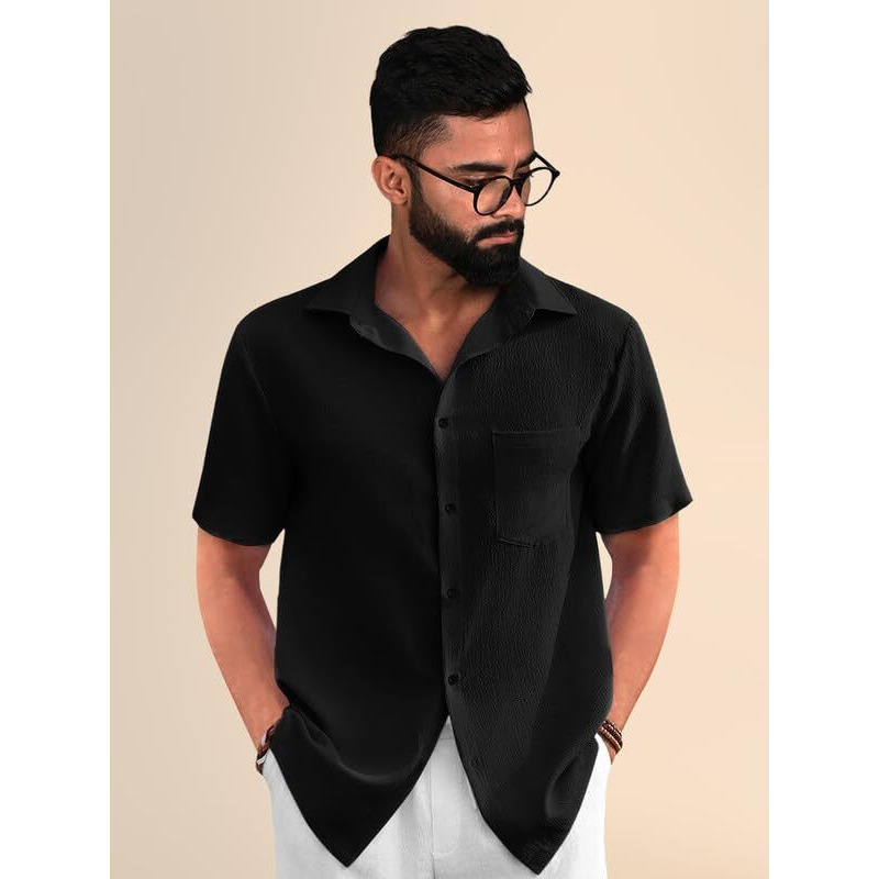 Pinkmint Popcorn Regular Fit Half Sleeve Shirt For Men Combo Casual Shirt Ll Sumeer Wear