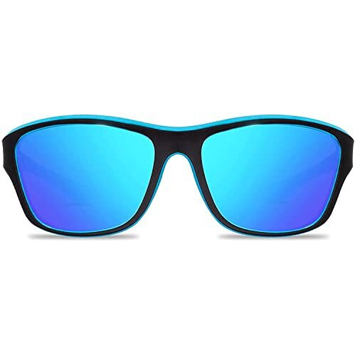 Black Jones Sports Polarized Men Square Sunglasses Sky Pack Of 1