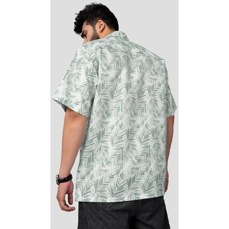 Brown Culture Shirt For Men, Solid Half Sleeves Shirt, Wrinkle Free Mens Shirts, Cotton Printed Shirts, Regular Fit Stylish Mens Shirt, Casual Shirts For Men (Size M) (Color L-Green)