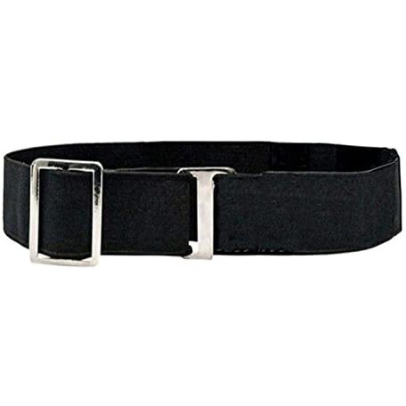 Anemone Shirt Stay Tucker Belt | Elastic And Adjustable Garter | Adjustable And Strechable | For Both Men And Women (Black, Free Size)