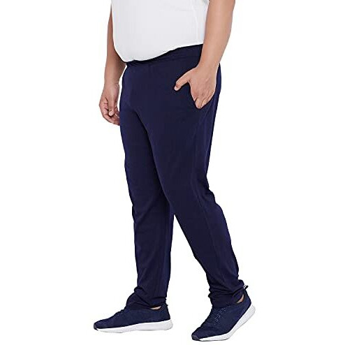 Bigbanana Men's Regular Fit Trackpants (Berlin-Navy,Navy,6Xl)