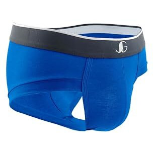Juari Be A Gentleman Men Cotton Langot Underwear Brief Black Gry Maroon Pack Of 3 (L, Black-Maroon-Grey)