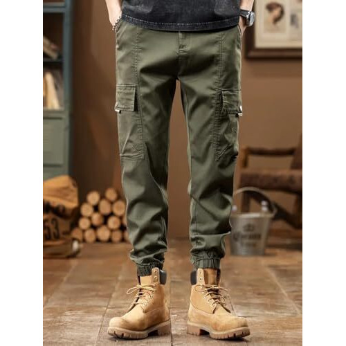Samfor Cargo Pants For Men || Man Cargo Pants || Stylish Cargo Pant || Cargo Pant With Multiple Pockets || Cargo Jeans Pants Green