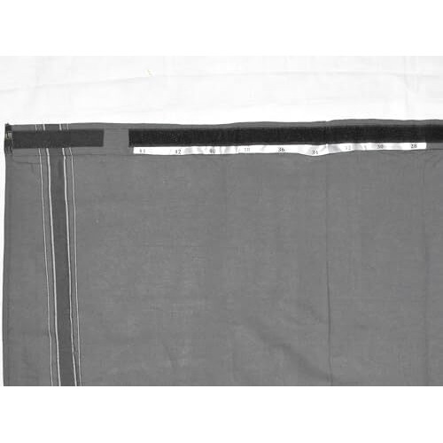 Tuni Mani (Rudratcha Border Men's Cotton Welcro Pocket Dhoti, Vesti/Adjustable For All Size (Single Dhoti) (Grey)