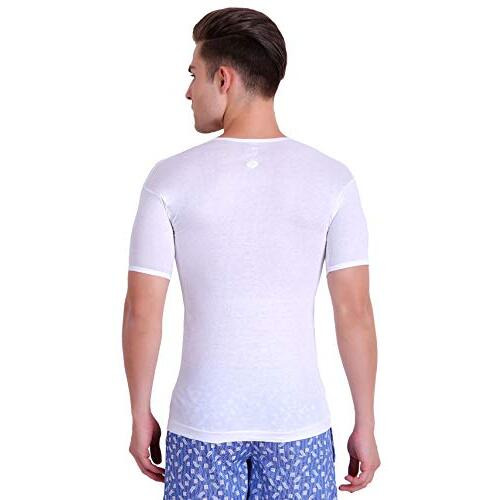 T.T. Mens Titanic Halfsleev Vest Pack Of 3 White