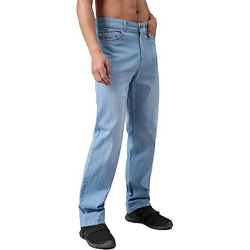 Kotty Men's Cotton Lycra Blend Relaxed Fit Mid Rise Jeans