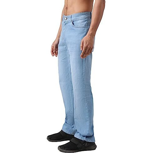 Kotty Men's Cotton Lycra Blend Relaxed Fit Mid Rise Jeans