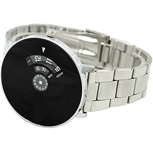 Selloria Boy's Combo Pack Of Analogue Stainless Steel Watch With Sunglass (Black)