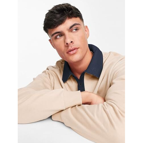 Jump Cuts|| Polo Tshirts For Men||Polo Neck|| Full Sleeve Tshirt For Men||Printed Tshirts For Men||Oversized Tshirt For Men Beige