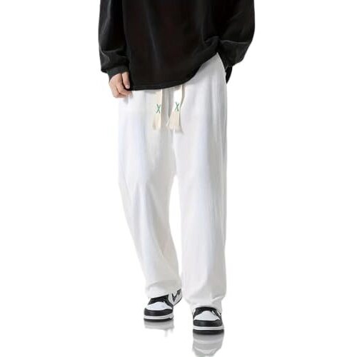 Jvx Men Trouser || Mentrouser Pants || Mentrouser Pants Cotton || Trouser For Men(Trouser-01) (In, Numeric, 32, White)