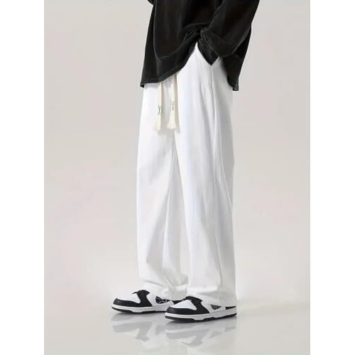 Jvx Men Trouser || Mentrouser Pants || Mentrouser Pants Cotton || Trouser For Men(Trouser-01) (In, Numeric, 32, White)