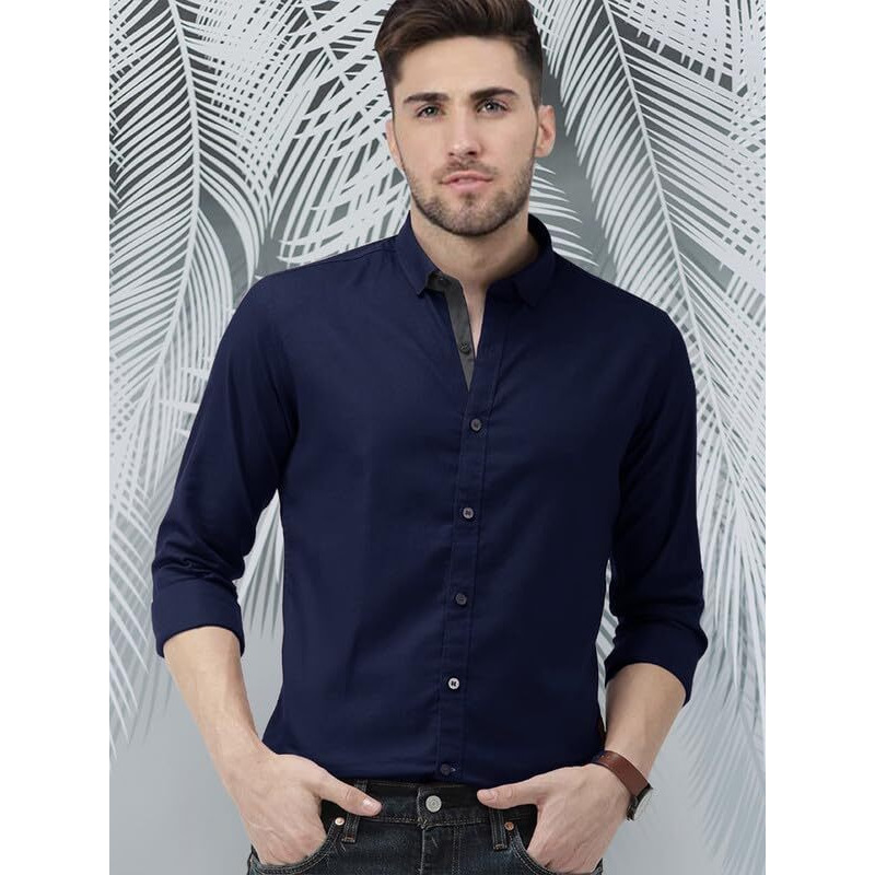Pinkmint Men's Combo Shirt For Men Long Sleeve Regular Fit Formal Wear Casual Wear
