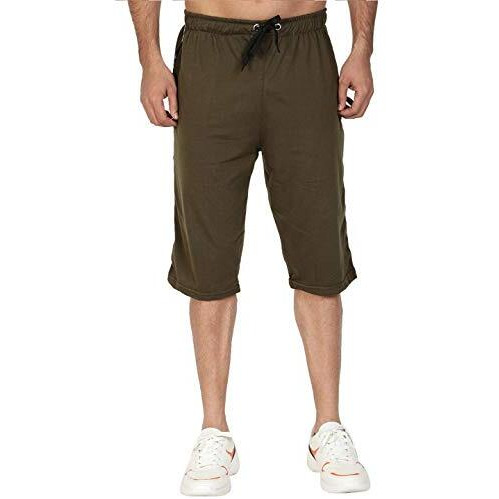Uzarus Uzmcv21 Men's Capri (Military Green, Xl) Relaxed
