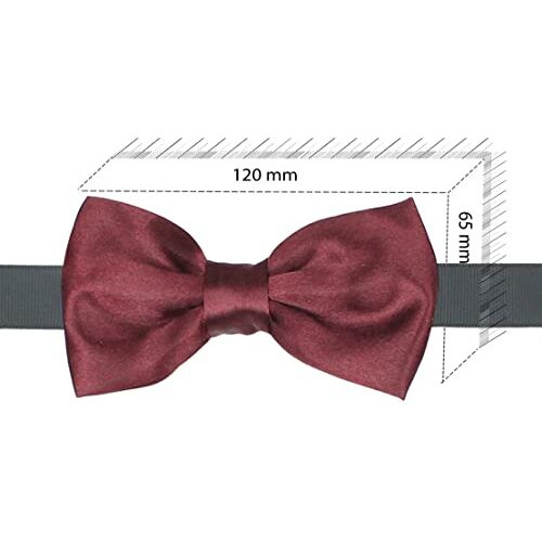 Kavove Solid Essentials Wine Bow Tie