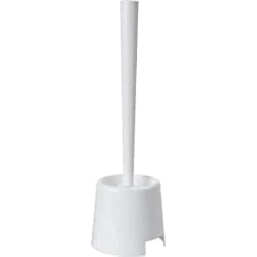 Ikea Plastic Bolmen Toilet Brush/Holder By Flavouredlove (White), Pack Of 1