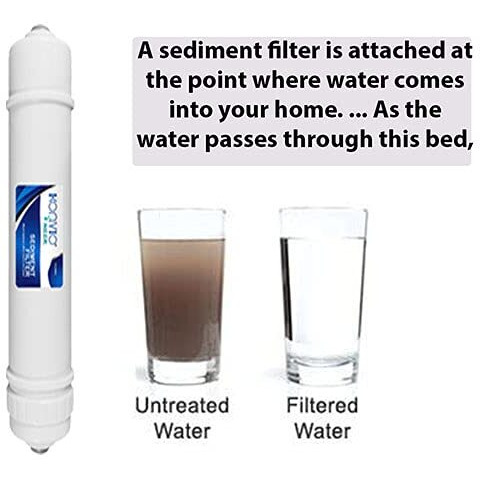 Konvio Neer Carbon And Sediment Filter Set,Cartridge Set Compatible With Ro Water Filters
