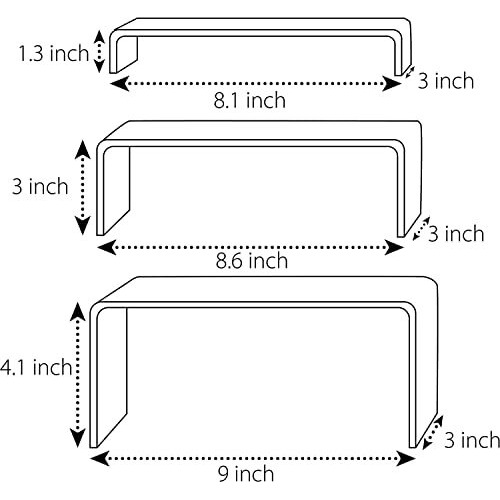 Bigimall Acrylic Display Riser 5Mm Stand For Shop