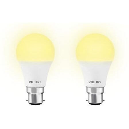 Philips Ace Saver Base B22 12-Watt Led Bulb (Warm White) - Pack Of 2